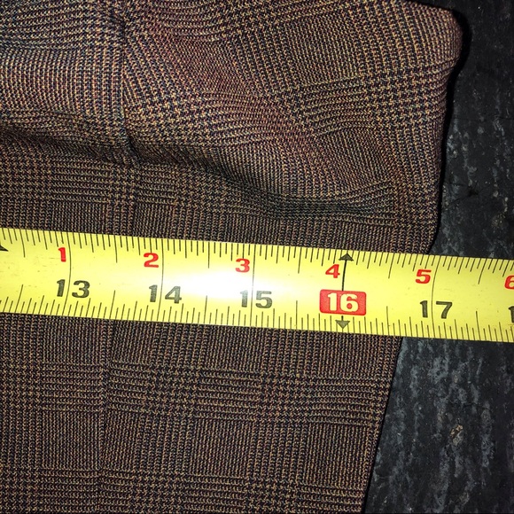 une] Brown Classic Plaid Wool Strapless Sexy Elegance Bodycon Strapless Dress - Picture 12 of 12